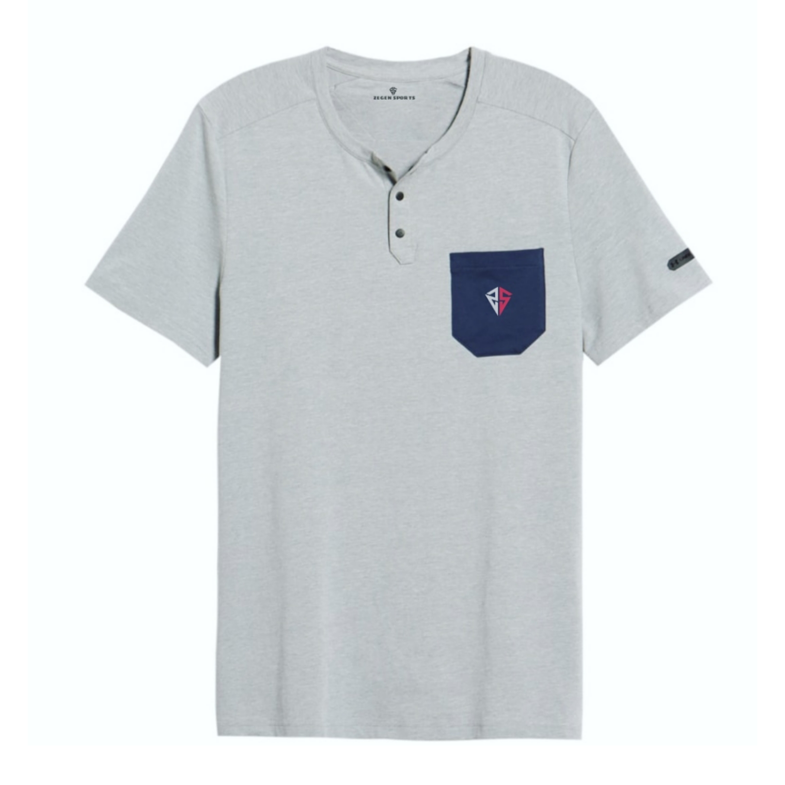 T-Shirts Pocket V-neck